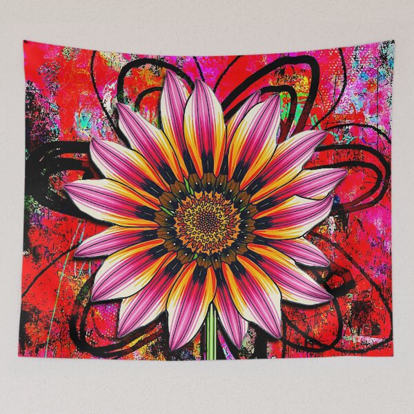 Item preview, Abstract Flower Painting designed and sold by ViaARTfactory.
