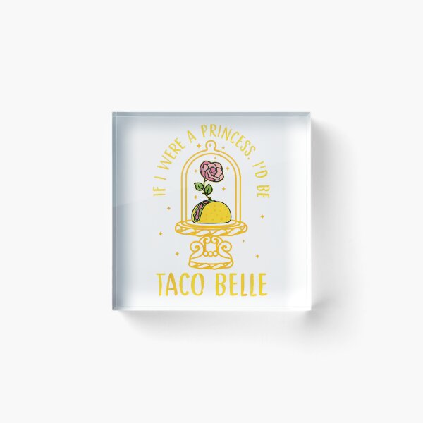 Item preview, If I were A Princess I'd Be Taco Belle Flower Vintage T-Shirt designed and sold by BeZTo.
