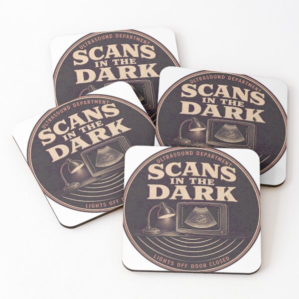 Item preview, Scans in the Dark Ultrasound Department Badge designed and sold by BoosterShop.