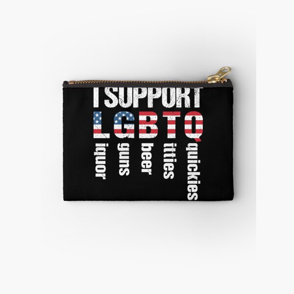 Item preview, I Support LGBTQ Funny Men Women 2 designed and sold by catnolioo.