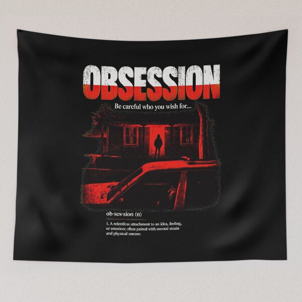 Item preview, OBSESSION Distressed Typography Dark Aesthetic  designed and sold by MalikHobb94818.