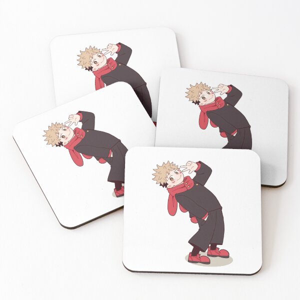 Artikelvorschau, Yuji Itadori - Anime Kawaii Pose JJK Icon entworfen und verkauft von TheStickLab.
