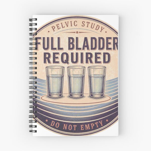 Item preview, Full bladder required. Abdominal ultrasound badge. designed and sold by BoosterShop.