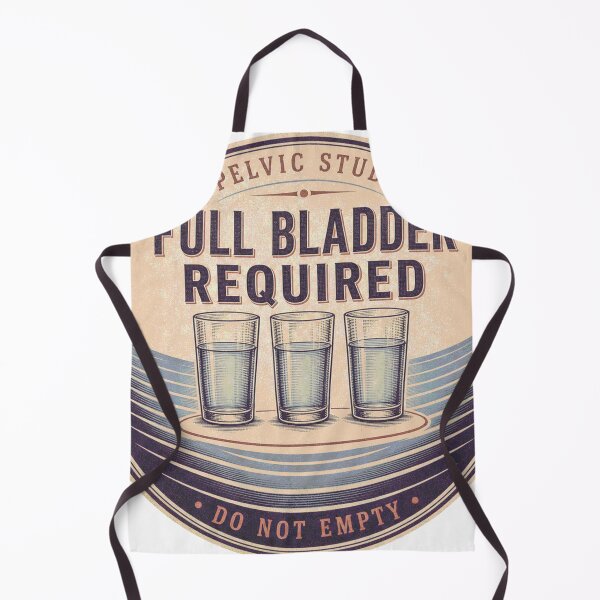 Item preview, Full bladder required. Abdominal ultrasound badge. designed and sold by BoosterShop.