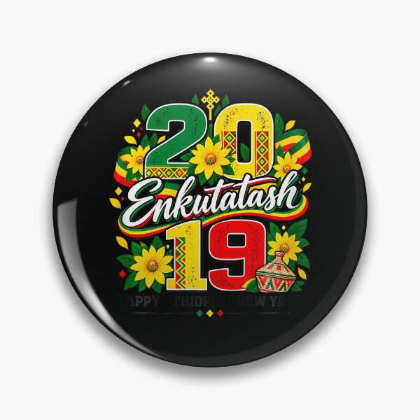 Item preview, Enkutatash Ethiopian New Year Meskerem Ethiopia Flag designed and sold by Chromatic-Cubes.