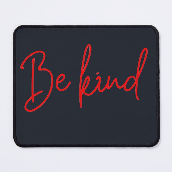 Item preview, Be Kind Red Script Typography Motivational Quote Design designed and sold by Evelashop.
