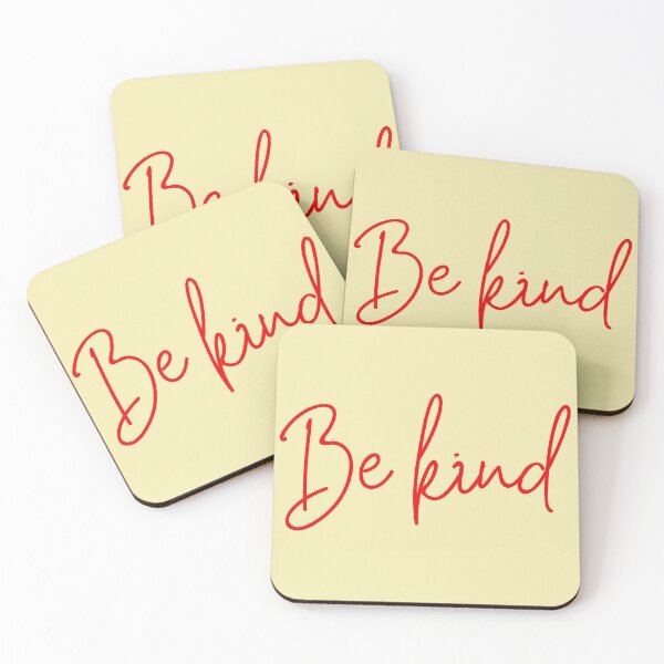 Item preview, Be Kind Red Script Typography Motivational Quote Design designed and sold by Evelashop.