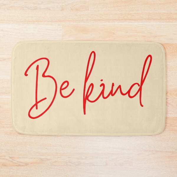 Item preview, Be Kind Red Script Typography Motivational Quote Design designed and sold by Evelashop.