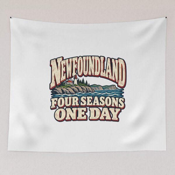 Item preview, Newfoundland – Four Seasons One Day Vintage Coastal Design designed and sold by EastEndTownie.