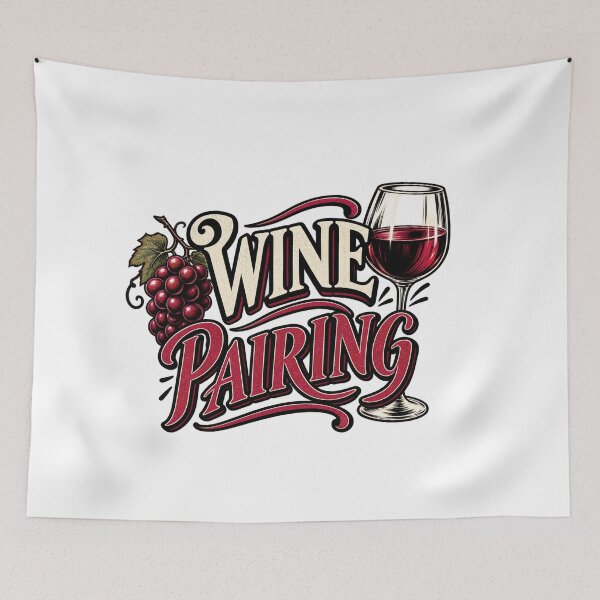 Item preview, Wine Pairing Vintage Wine  designed and sold by Leo Bennett.