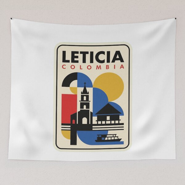 Item preview, Retro Leticia Bauhaus Geometric Skyline designed and sold by k3rstman1.
