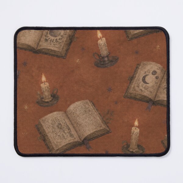 Item preview, Spellbook Candle Dark Academia Halloween Pattern designed and sold by mycute-stickers.