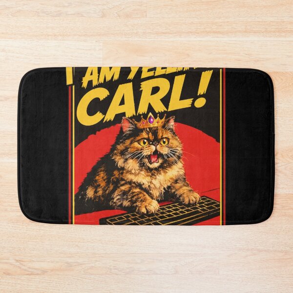Item preview, Funny Yelling Cat Carl Meme designed and sold by Bloowardi.