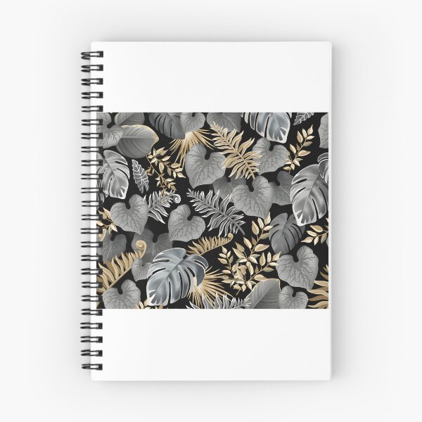 Item preview, Dark Tropical Leaves Pattern with Exotic Jungle Foliage Design designed and sold by crusni.