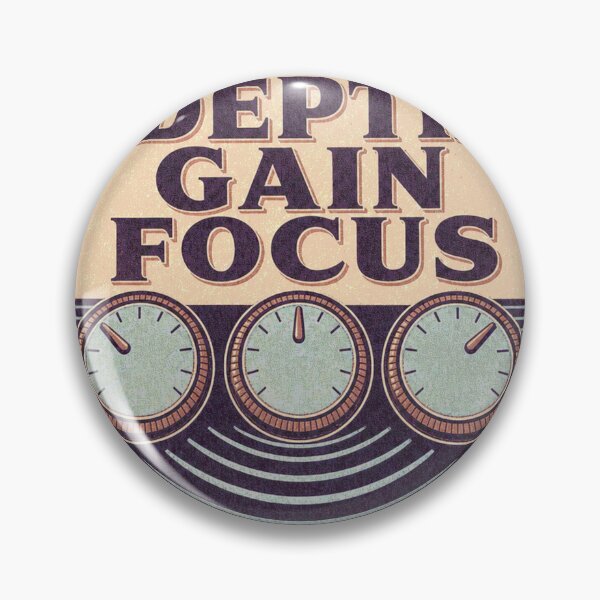 Item preview, Depth Gain Focus Sonography Controller Knowledge Badge designed and sold by BoosterShop.
