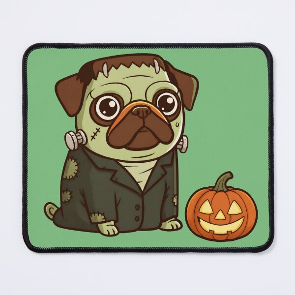 Item preview, Mugsy Brewster Frankenstein Halloween Pug designed and sold by MugsyBrewster.