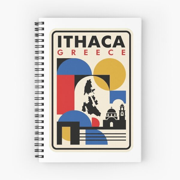 Artikelvorschau, Retro Ithaka Griechenland Bauhaus Geometrische Skyline entworfen und verkauft von k3rstman1.