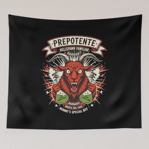 Item preview, Demonic Goat Beaker Flames "Mommy's Special Boy" designed and sold by Bloowardi.