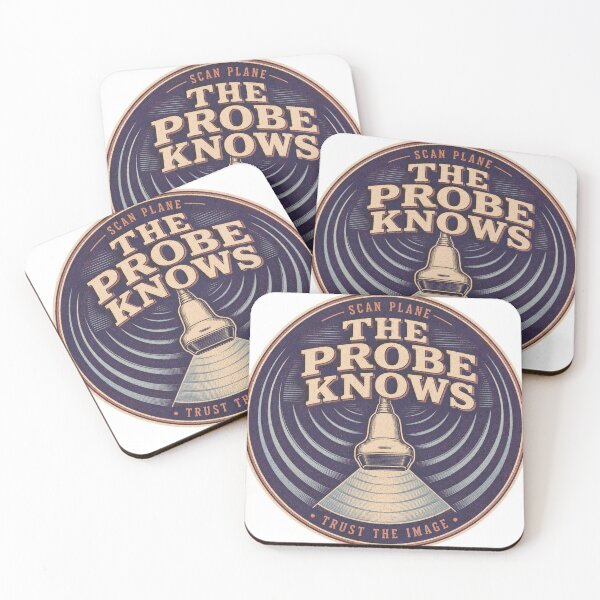 Item preview, The Probe Knows Section Plane Sonography Emblem designed and sold by BoosterShop.