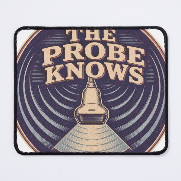 Item preview, The Probe Knows Section Plane Sonography Emblem designed and sold by BoosterShop.