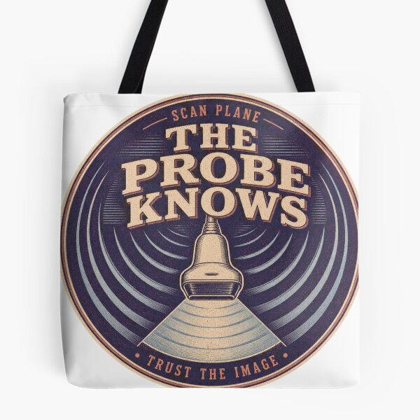 Item preview, The Probe Knows Section Plane Sonography Emblem designed and sold by BoosterShop.