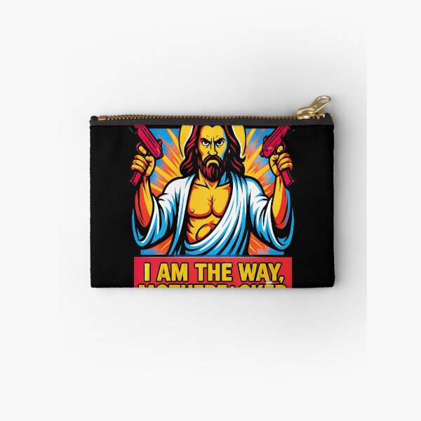 Item preview, Jesus Holding Guns Edgy Religious Art designed and sold by Bloowardi.