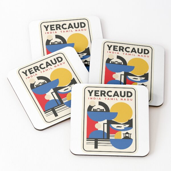Item preview, Retro Yercaud Bauhaus Geometric Skyline designed and sold by k3rstman1.