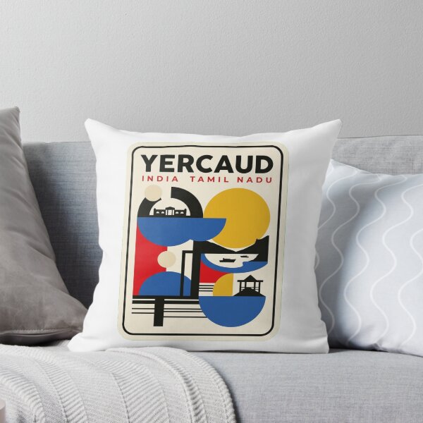 Item preview, Retro Yercaud Bauhaus Geometric Skyline designed and sold by k3rstman1.