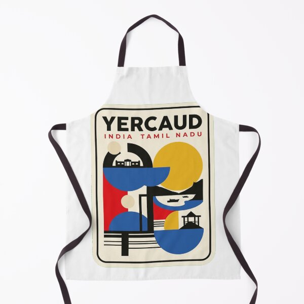 Item preview, Retro Yercaud Bauhaus Geometric Skyline designed and sold by k3rstman1.