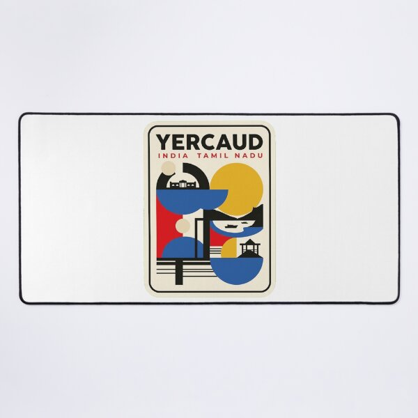 Item preview, Retro Yercaud Bauhaus Geometric Skyline designed and sold by k3rstman1.