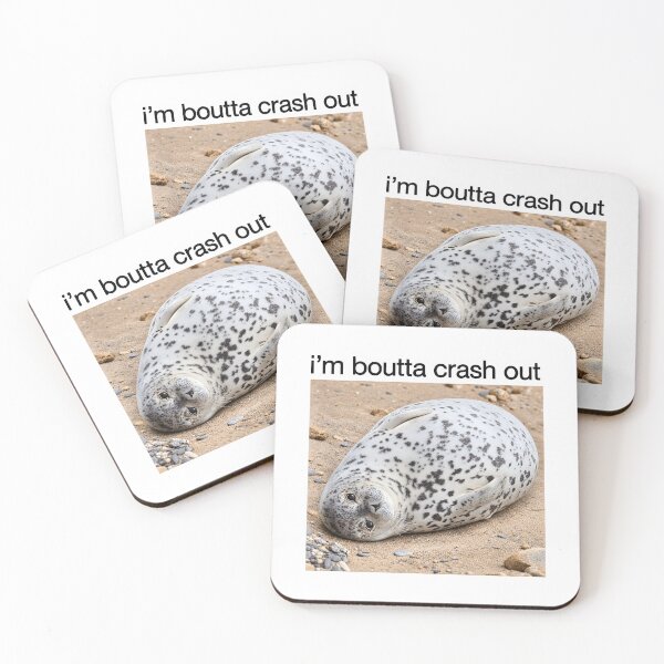 Item preview, I'm Boutta Crash Out Silly Seal Meme designed and sold by LASTIQUE-dd.