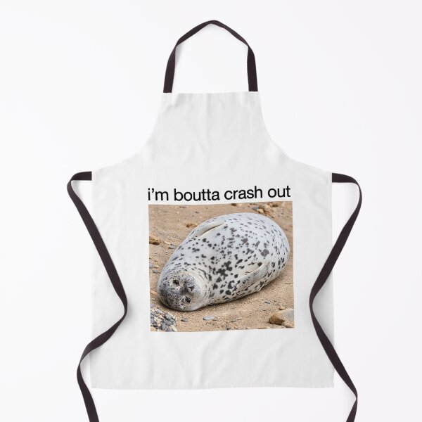 Item preview, I'm Boutta Crash Out Silly Seal Meme designed and sold by LASTIQUE-dd.