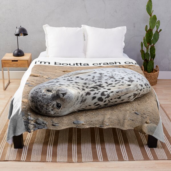 Item preview, I'm Boutta Crash Out Silly Seal Meme designed and sold by LASTIQUE-dd.