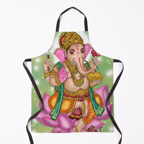 Artikelvorschau, Digitale Zeichnung von Lord Ganesha | Spirituelles Kunstwerk des hinduistischen Elefantengottes entworfen und verkauft von Harshit_Digital_Arts.