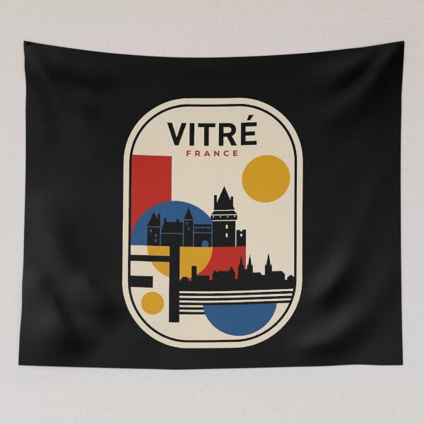 Item preview, Retro Vitré Bauhaus Geometric Skyline designed and sold by k3rstman1.
