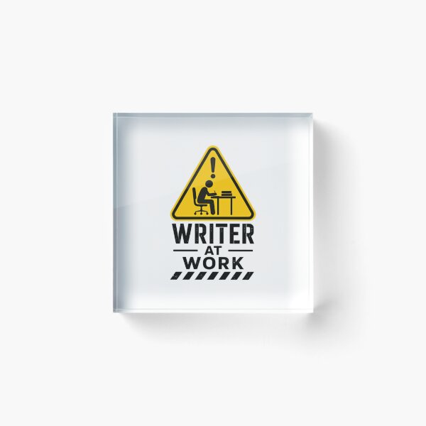 Item preview, Writer At Work Author Writing Profession designed and sold by SkeletonsDanger.