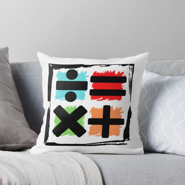 Item preview, Mathematical Symbols Design Featuring Divide, Multiply, Plus, and Equals Icons designed and sold by Papiss.
