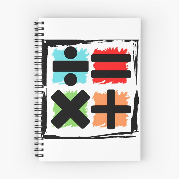 Item preview, Mathematical Symbols Design Featuring Divide, Multiply, Plus, and Equals Icons designed and sold by Papiss.