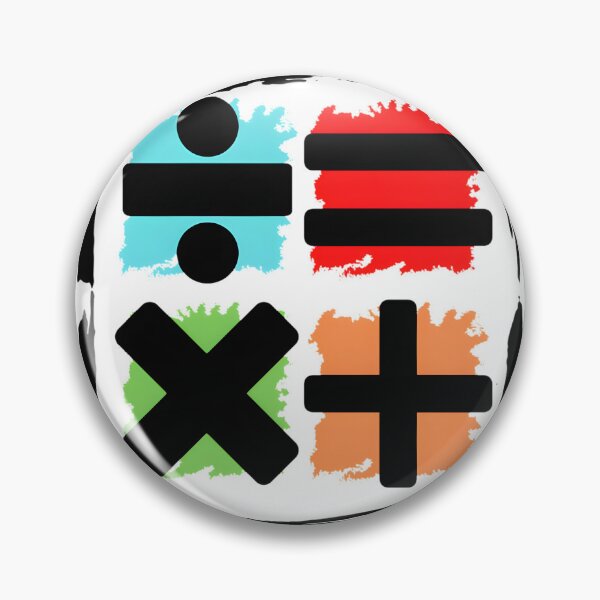 Item preview, Mathematical Symbols Design Featuring Divide, Multiply, Plus, and Equals Icons designed and sold by Papiss.