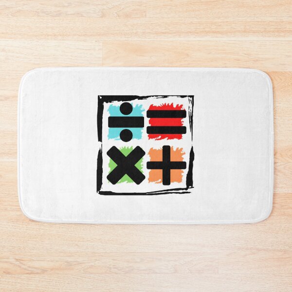 Item preview, Mathematical Symbols Design Featuring Divide, Multiply, Plus, and Equals Icons designed and sold by Papiss.