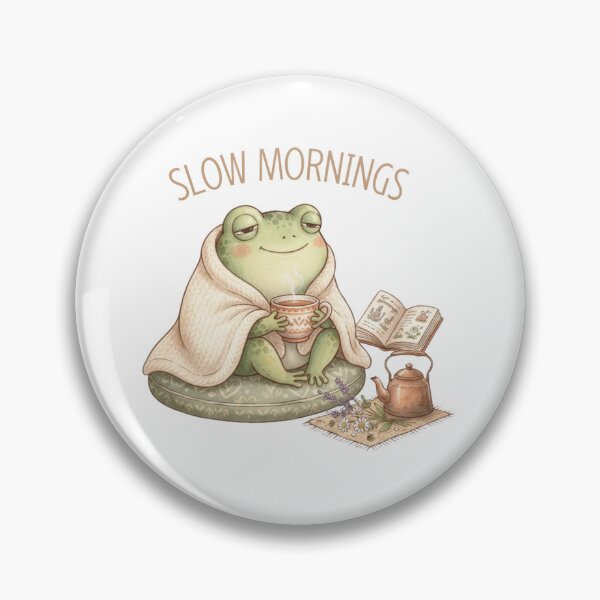 Item preview,     Slow Mornings Frog designed and sold by Thespase.