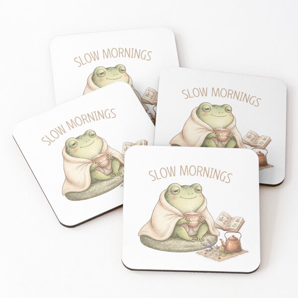 Item preview,     Slow Mornings Frog designed and sold by Thespase.