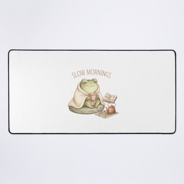 Item preview, Slow Mornings Frog designed and sold by Thespase.