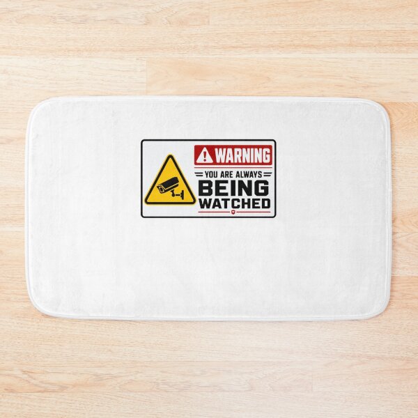 Item preview, Warning You Are Always Being Watched Surveillance Security Humor designed and sold by SkeletonsDanger.