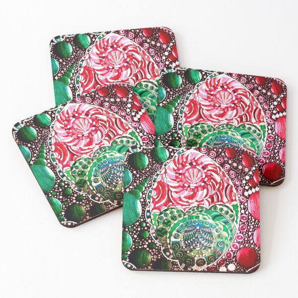 Item preview, Red and Green Planets designed and sold by TDBILL.