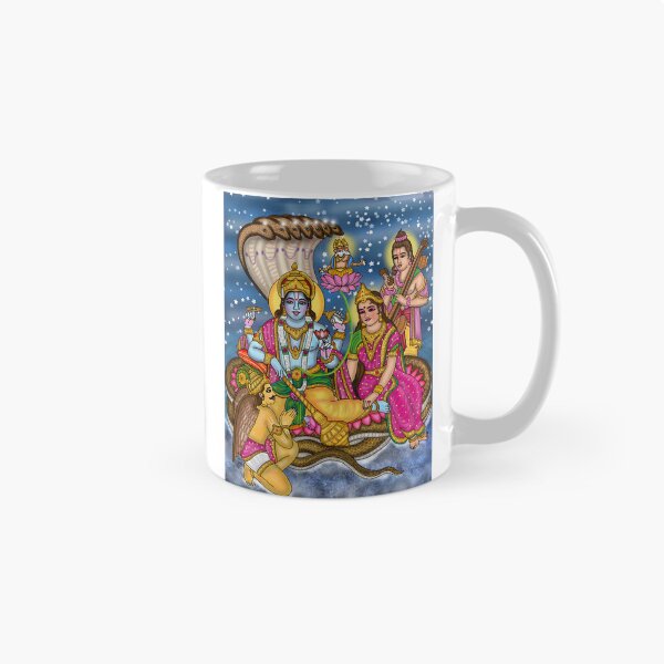Item preview, Lakshmi Narayana Digital Drawing | Hindu Divine Couple Artwork designed and sold by Harshit_Digital_Arts.