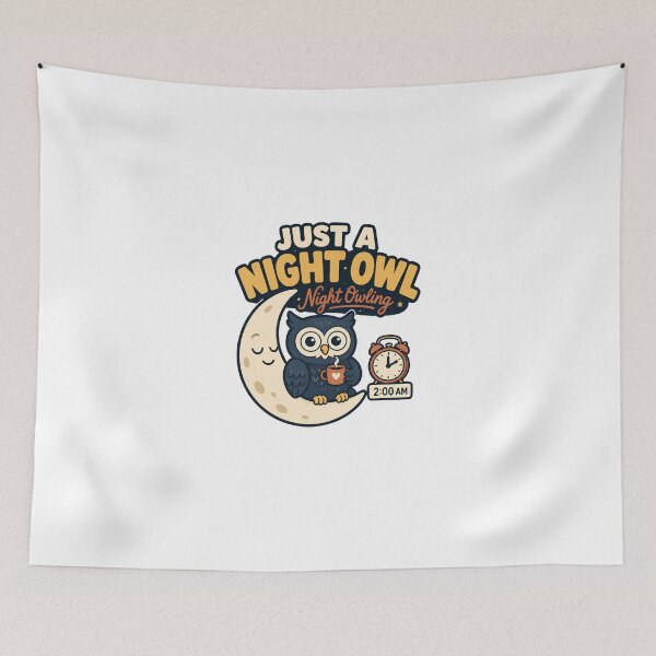 Item preview, Just A Night Owl designed and sold by meesara.