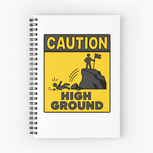 Item preview, Caution High Ground Star Wars Quote Meme Fan designed and sold by SkeletonsDanger.
