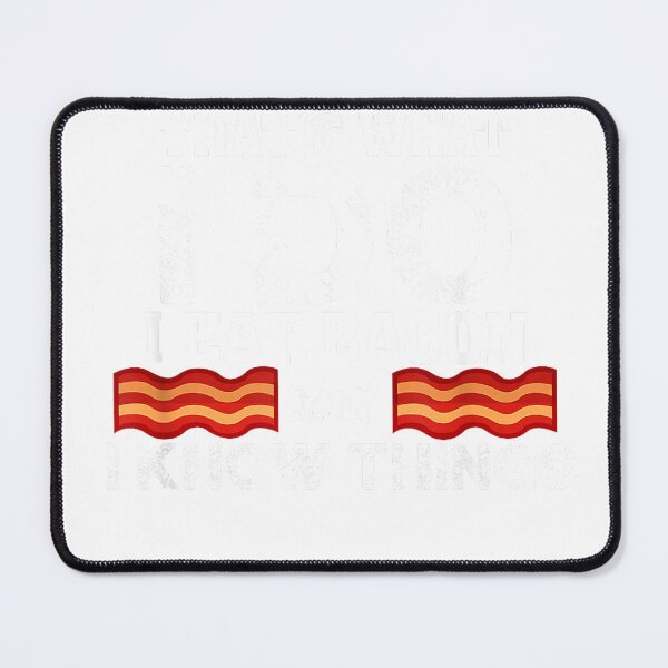 Item preview, I Eat Bacon Funny Bacon Lover Gift Foodie Meat T-Shirt designed and sold by Magoya Store ⭐⭐⭐⭐⭐.