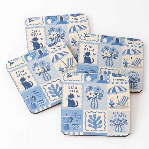 Item preview, Blue Summer Collage designed and sold by PinMarket.
